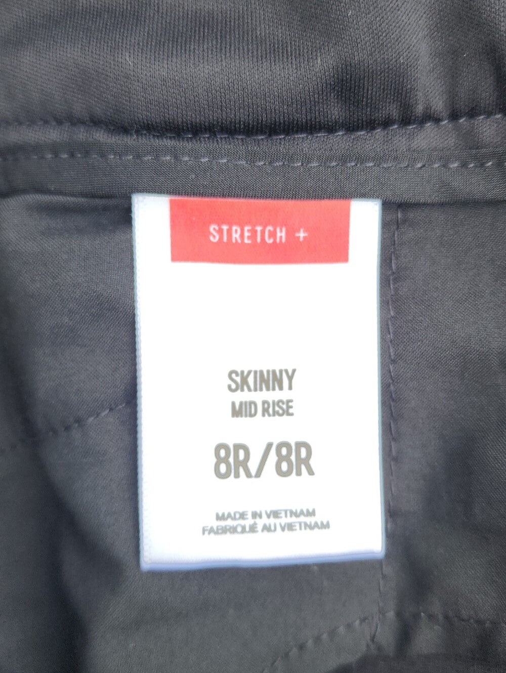 Express Editor Skinny Ankle Pants Black Stretch Mid Rise Career 8R - Picture 5 of 7